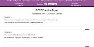 Practice GCSE Papers thumbnail